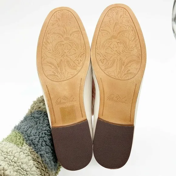 Patricia Nash Fia Loafer Flats Bone Ivory Leather