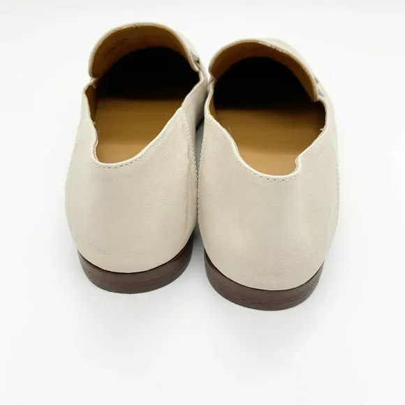 Patricia Nash Fia Loafer Flats Bone Ivory Leather