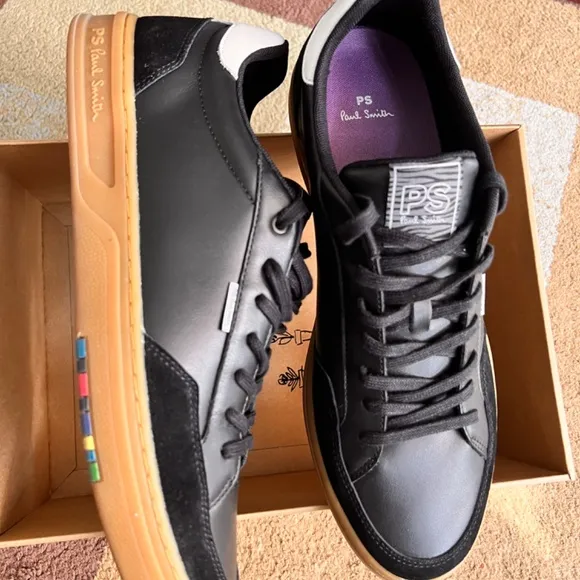 Paul Smith Hillstar Black Leather Sneakers 12