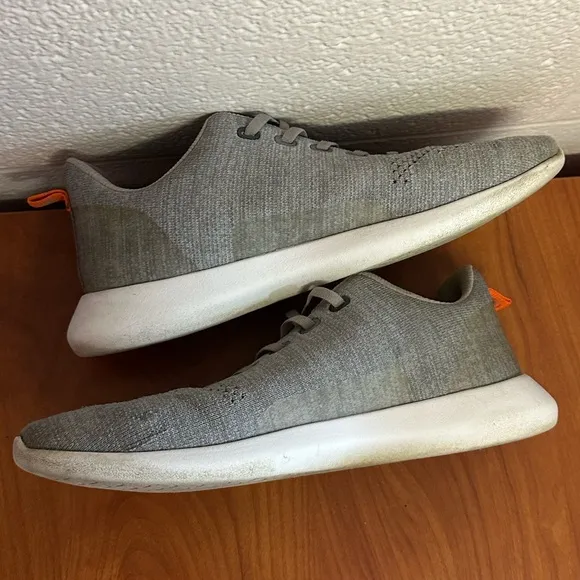 Peter Millar Crown Sport Hyperlight Glide Gray Knit Sneakers Shoes Size 11 Mens