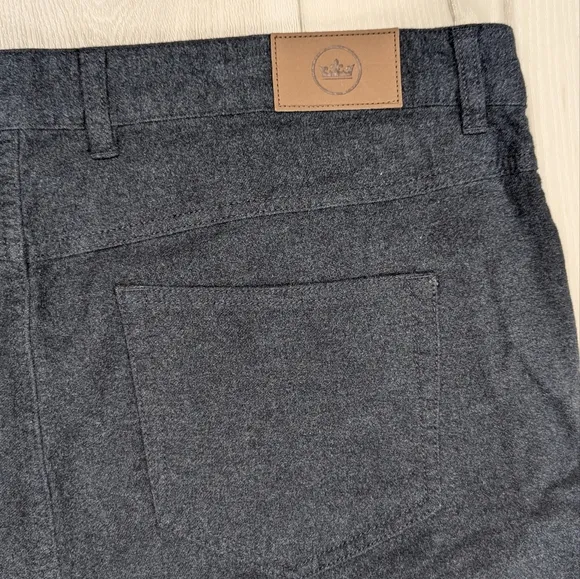 Peter Millar Crown Sport Mens 40x33 Mountainside Flannel Five-Pocket Pants NWT