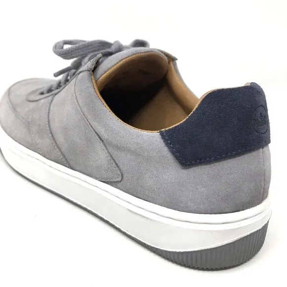 Peter Millar Vantage Suede Sneakers Mens Size 8.5 Gray Casual Athleisure Shoes