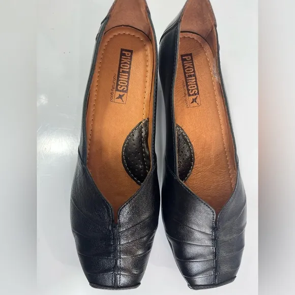 Pikolinos Black Flat Women's Shoes, NWOB, size 37