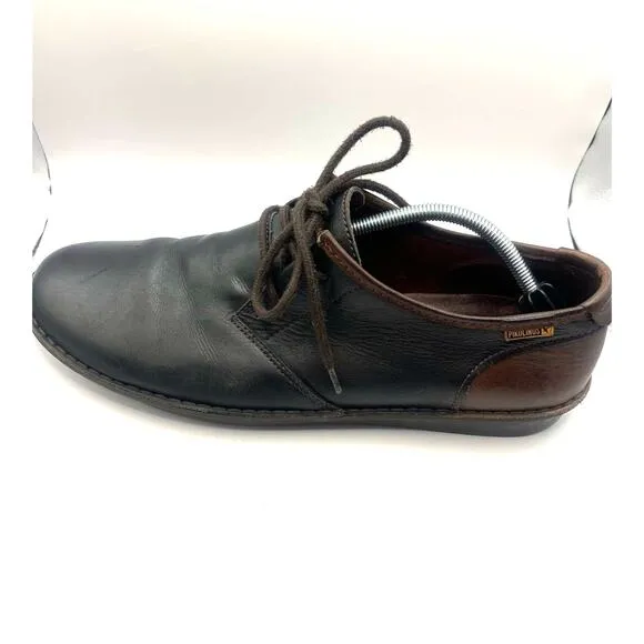Pikolinos Santiago Black Leather Oxford Casual Sneaker Men's Shoes Size 46