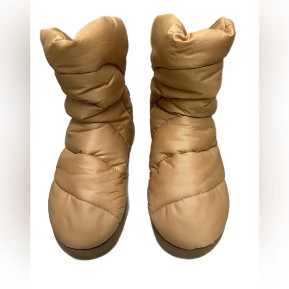 Piumestudio Luna Padded Ankle Boots Water Resistant Tan Camel Women's US 7