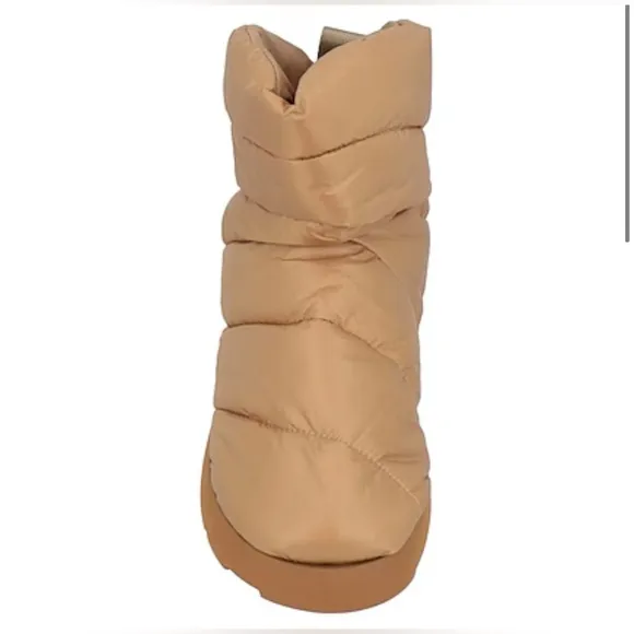 Piumestudio Luna Padded Ankle Boots Water Resistant Tan Camel Women's US 7