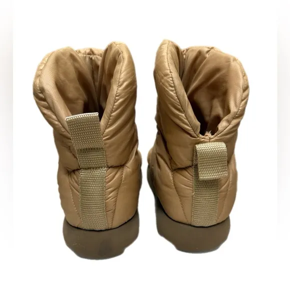 Piumestudio Luna Padded Ankle Boots Water Resistant Tan Camel Women's US 7