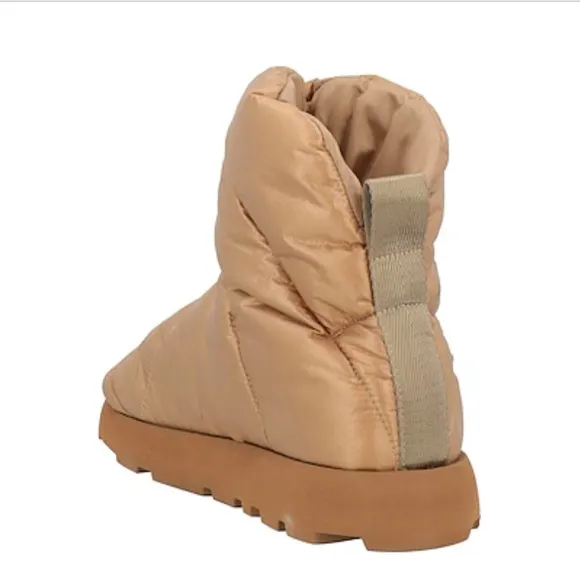 Piumestudio Luna Padded Ankle Boots Water Resistant Tan Camel Women's US 7