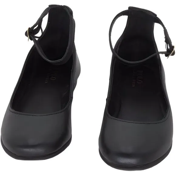 POLO RALPH LAUREN Kids Girl's Alyssa II Mary Jane Flat Size 11 Toddler