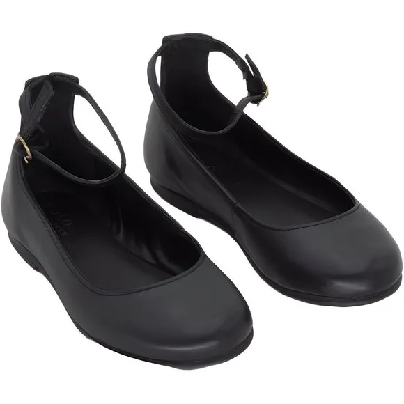 POLO RALPH LAUREN Kids Girl's Alyssa II Mary Jane Flat Size 11 Toddler
