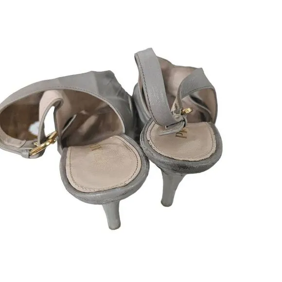 Prada high heels slingback  sandals