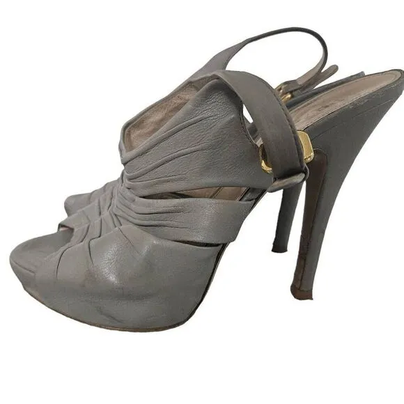 Prada high heels slingback  sandals