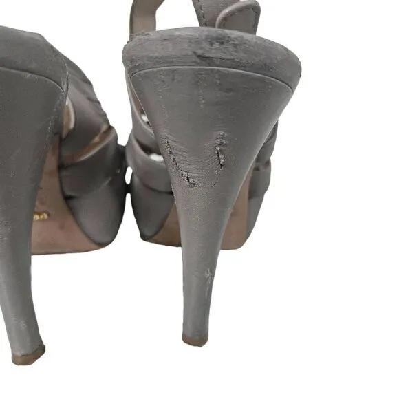 Prada high heels slingback  sandals