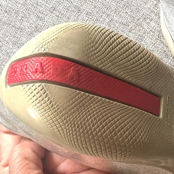 PRADA SPORT SILVER METALLIC MARY JANE