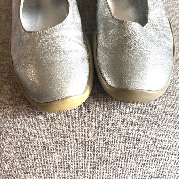 PRADA SPORT SILVER METALLIC MARY JANE