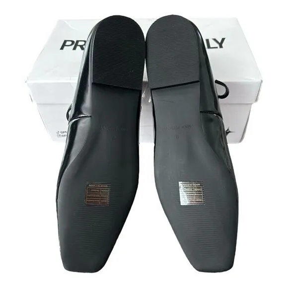 Princess Polly Zumba Mary Jane Flat Retro Square Shoes Black Women’s Size 9