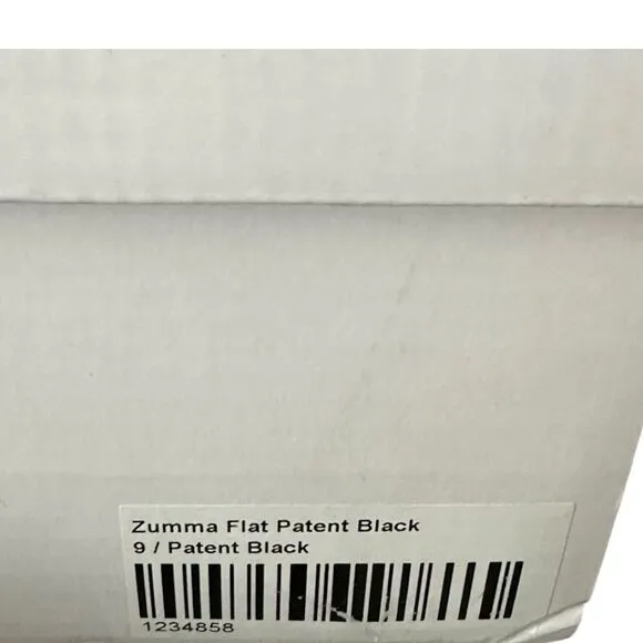 Princess Polly Zumba Mary Jane Flat Retro Square Shoes Black Women’s Size 9