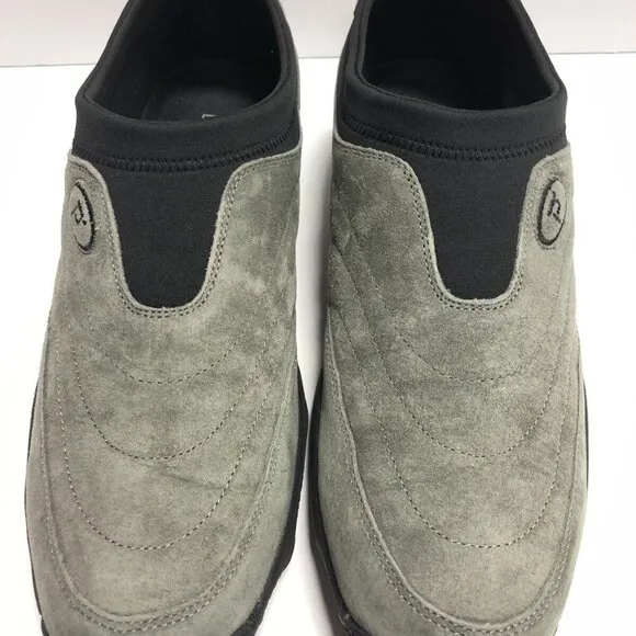 Propet Men’s Wash &amp; Wear Slip-On Suede Shoes, Size 13M
