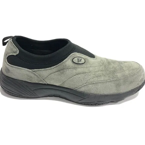 Propet Men’s Wash &amp; Wear Slip-On Suede Shoes, Size 13M