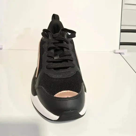 Puma Black and Rose Gold Sneakers – Stylish and Sporty