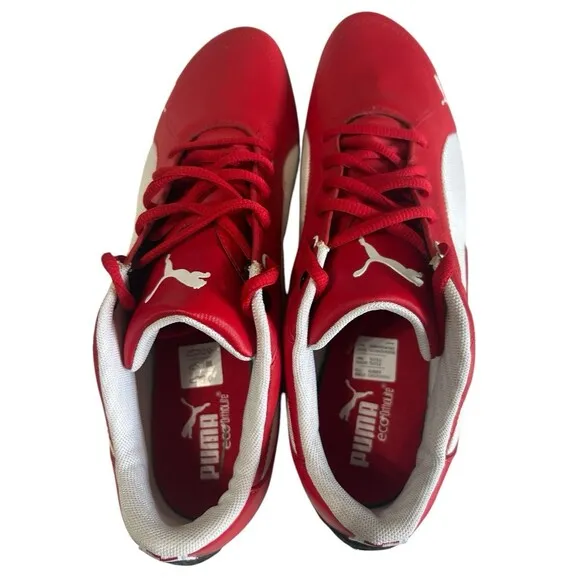 Puma Ferrari Drift Cat 5 SF Racing Drifting Red White Sneakers Men’s Sz 9.5