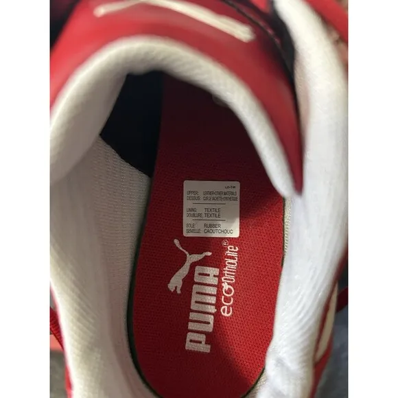 Puma Ferrari Drift Cat 5 SF Racing Drifting Red White Sneakers Men’s Sz 9.5