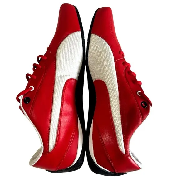 Puma Ferrari Drift Cat 5 SF Racing Drifting Red White Sneakers Men’s Sz 9.5