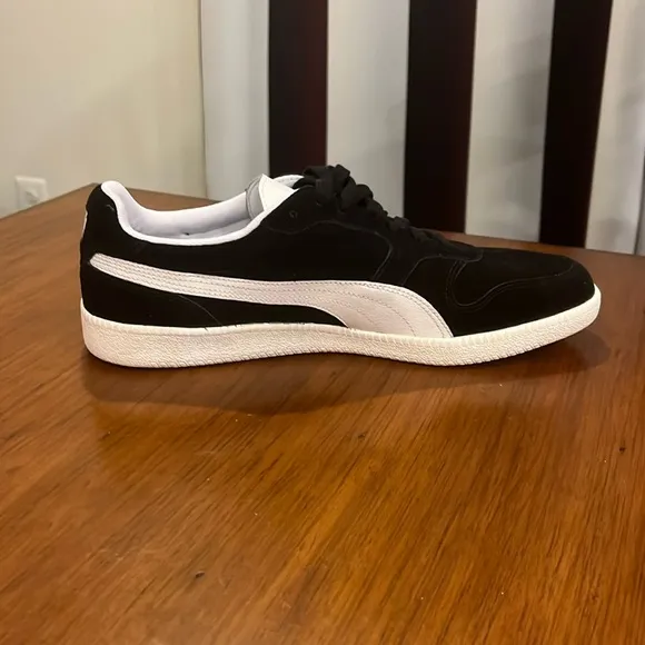 Puma Icra Trainer shoes sneakers new 356222 01 black white Mens Size 11.5