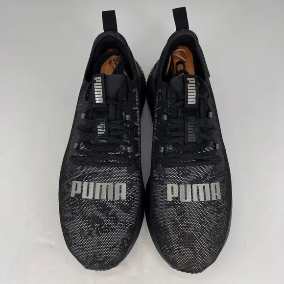 Puma Mens 1925989-01 Black Hybrid NX Rave Low Lace Up Size 8.5 Running Shoes