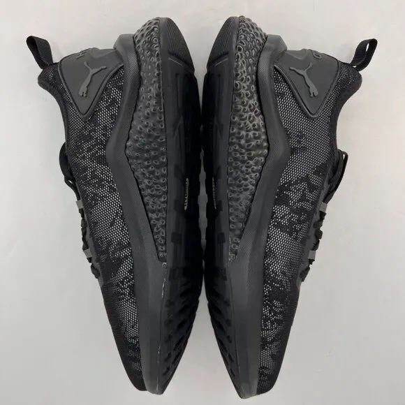 Puma Mens 1925989-01 Black Hybrid NX Rave Low Lace Up Size 8.5 Running Shoes
