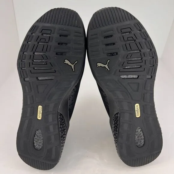 Puma Mens 1925989-01 Black Hybrid NX Rave Low Lace Up Size 8.5 Running Shoes