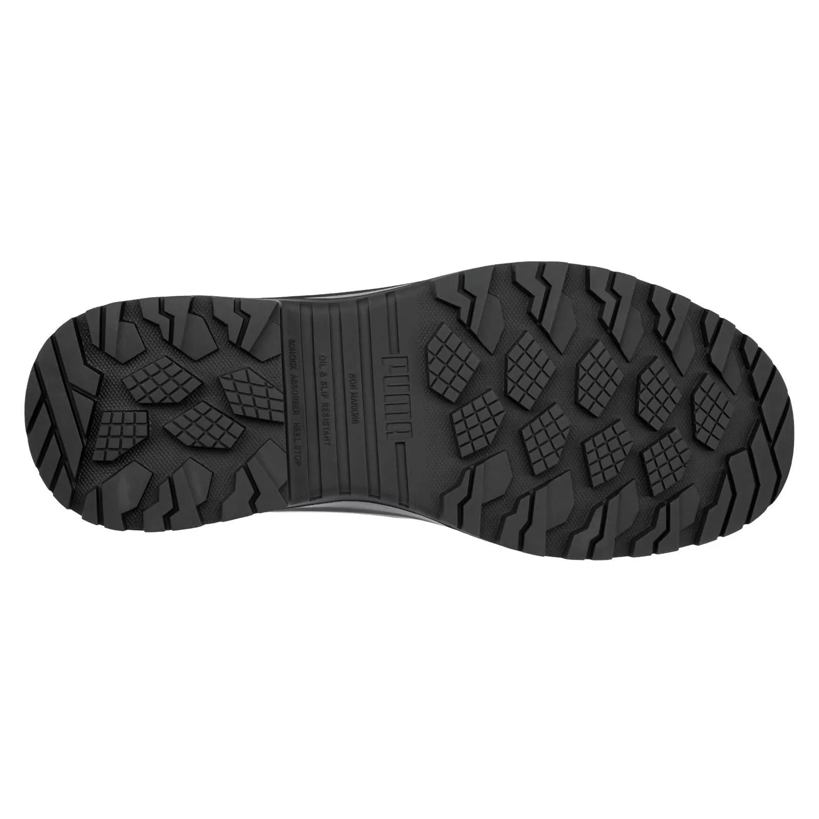 Puma Mens Rock HD Heavy Duty Black Robust Nylon Composite Work Safety Boots