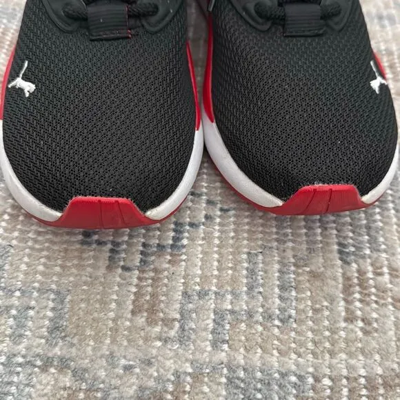 Puma Pacer Future Black Red Sneakers Men size 8