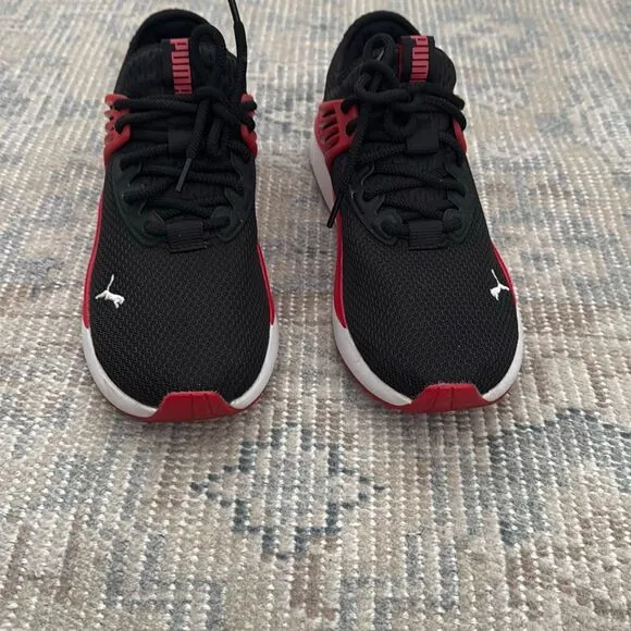 Puma Pacer Future Black Red Sneakers Men size 8