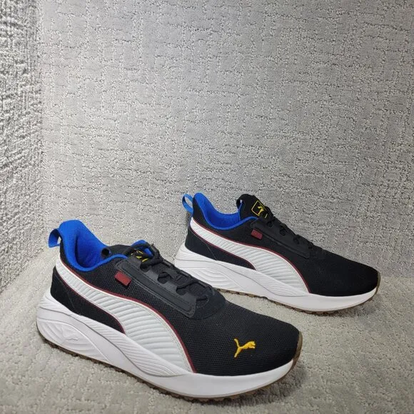 Puma Pacer Future Street Plus Men's Size US 10 Black White Running Sneakers.