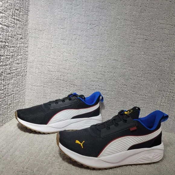 Puma Pacer Future Street Plus Men's Size US 10 Black White Running Sneakers.