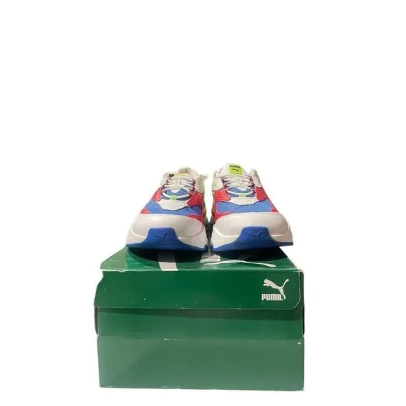 Puma RS Fast Raceway Men’s Size 12 Running Show White Multicolor Sneaker Trainer