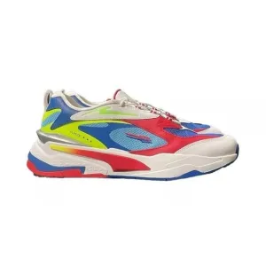 Puma RS Fast Raceway Men’s Size 12 Running Show White Multicolor Sneaker Trainer