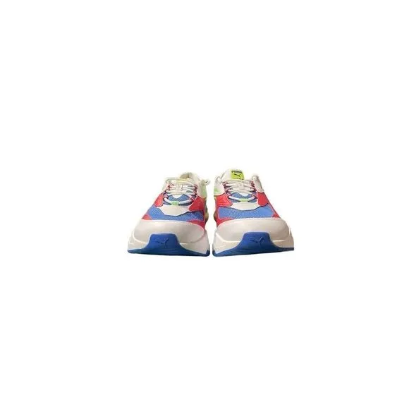 Puma RS Fast Raceway Men’s Size 12 Running Show White Multicolor Sneaker Trainer