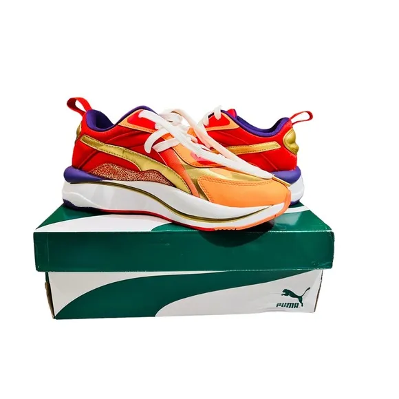 Puma RsCurve I Am Brave Lace Up Women’s Colorful Sneaker Sz 7