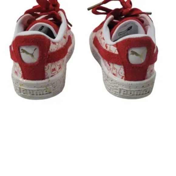 Puma x Hello Kitty Collab 50th Anniversary Suede Classic Sneakers Size 7