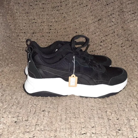 PUMA X-Ray Tour Sneakers 'Black White' 392317-03-Size 9-NWOT  Size 9 US Men, mea