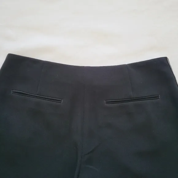 Rag &amp; Bone Platini Leather Trim Black Shorts