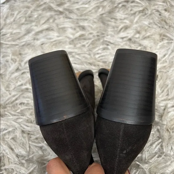 Rag &amp; Bone Razor Suede Western Chelsea Ankle Boots in Asphalt $495 size 8.5