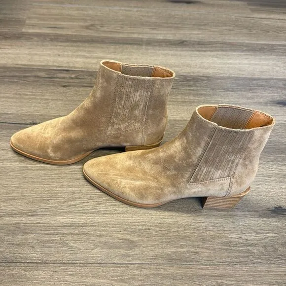 rag &amp; bone Rover Suede Ankle Chelsea Boots 7.5