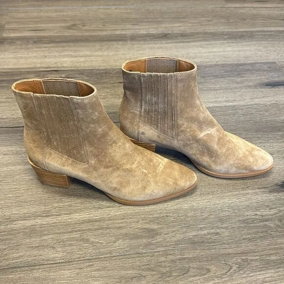 rag &amp; bone Rover Suede Ankle Chelsea Boots 7.5