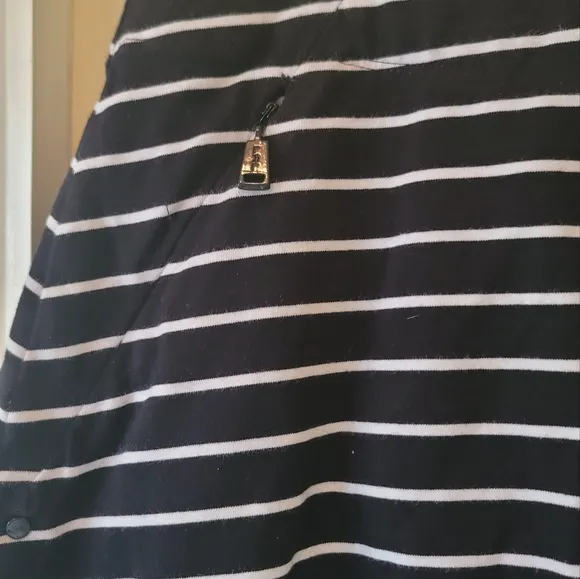 Ralph Lauren Active Black White Red Stripe Skort Set