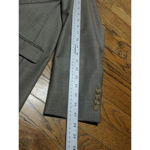 Ralph Lauren Men's 44XL 2 Two Button Suit Jacket Sport Coat 100% Wool Beige