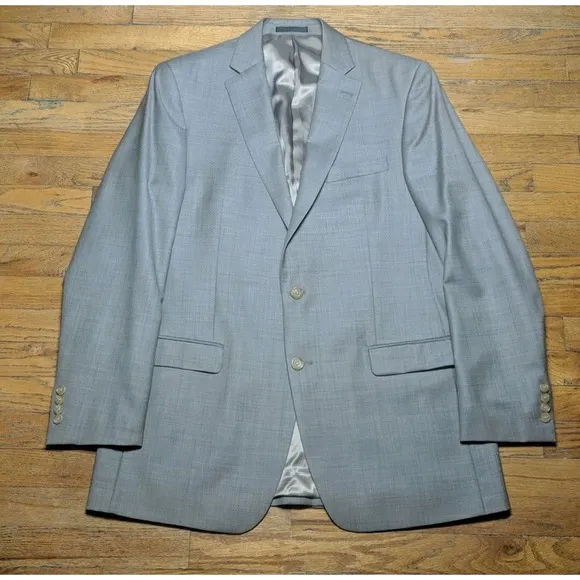 Ralph Lauren Men's 44XL 2 Two Button Suit Jacket Sport Coat 100% Wool Beige