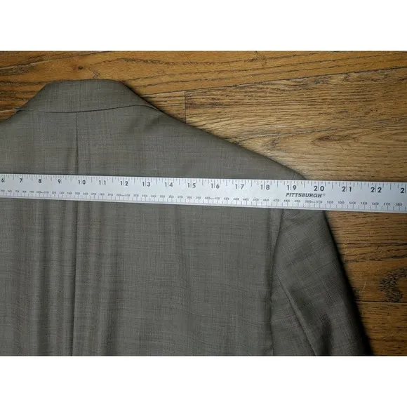 Ralph Lauren Men's 44XL 2 Two Button Suit Jacket Sport Coat 100% Wool Beige